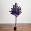 Arbre d'érable artificiel pré-éclairé avec 240 lumières DEL orange et mauves-709534733