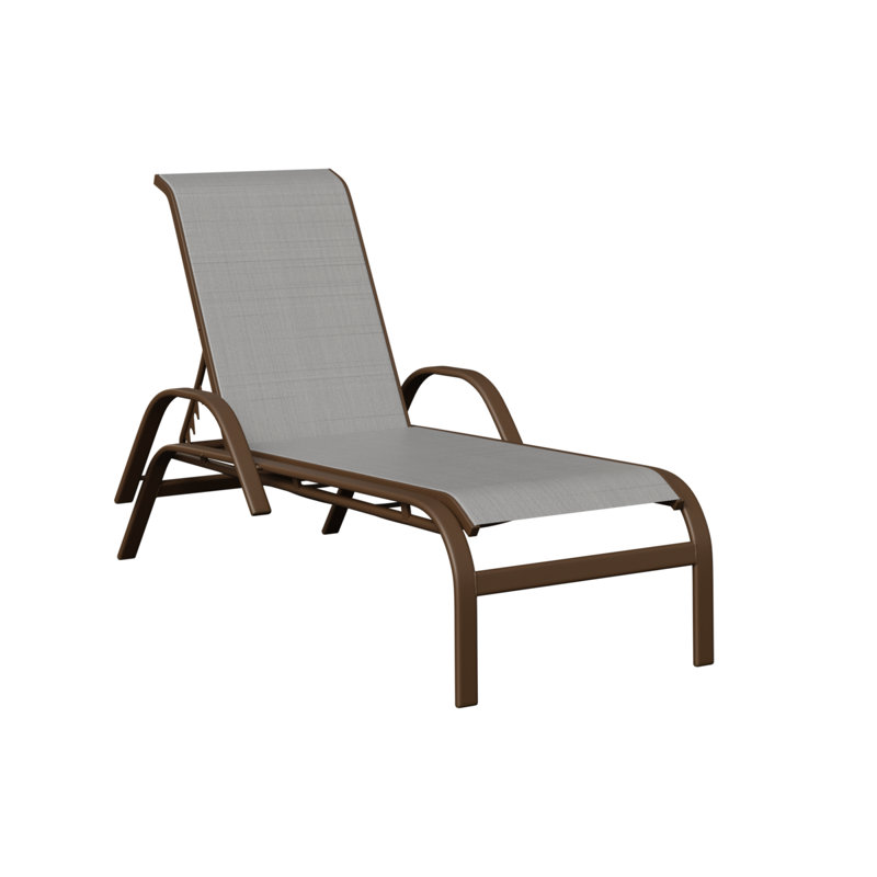 Méridienne Berlin Gardens Murphy, Filon de bois mesquite, Gris foncé