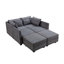 Grand canapé modulaire modulaire en U moderne, canapé-lit convertible avec méridienne réversible-2099766640