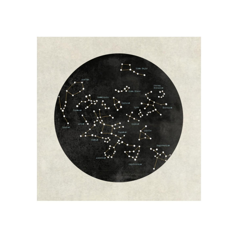 Fall Night Story Print by Guseul Park, Outdoor, 24" H x 24" W x 1.5" D