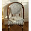 Fauteuil à dossier en rotin French French