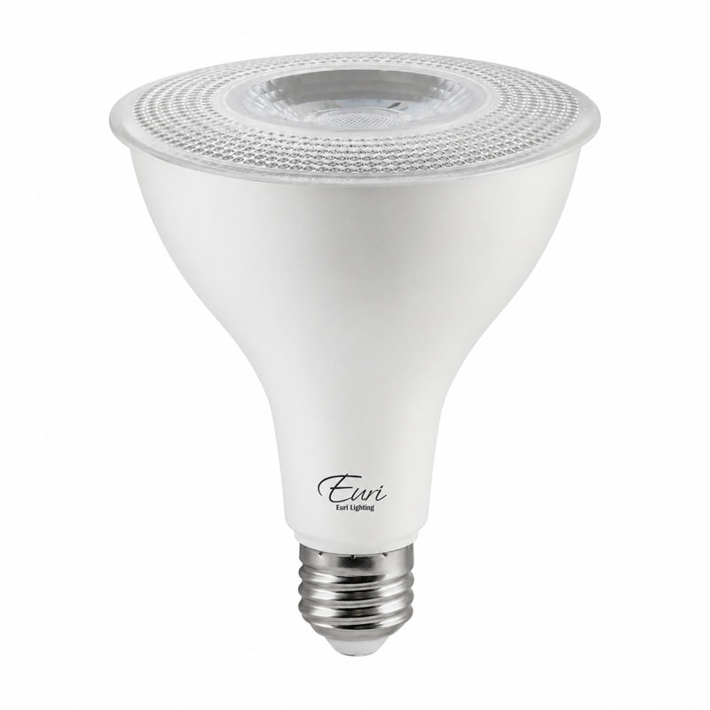 Ampoules DEL PAR30 Euri Lighting, 10 W, 900 lm, équivalent 75 W, 3000 K, culot E26, dimmables, homologuées CEC/JA8/UL, ensemble de 2