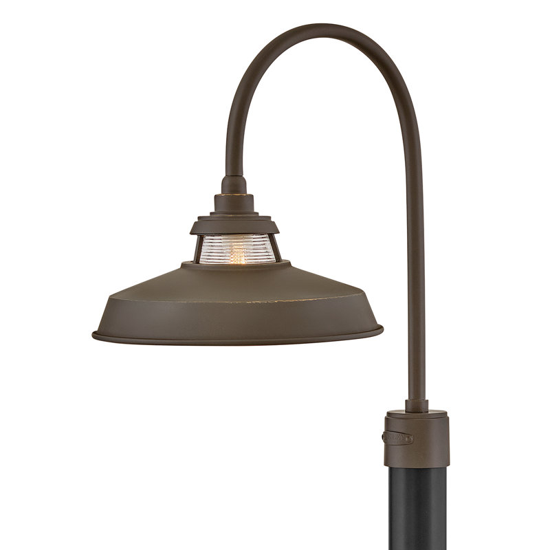Troyer 1 - Light Pier Mount Lantern, Oil Rubbed Bronze