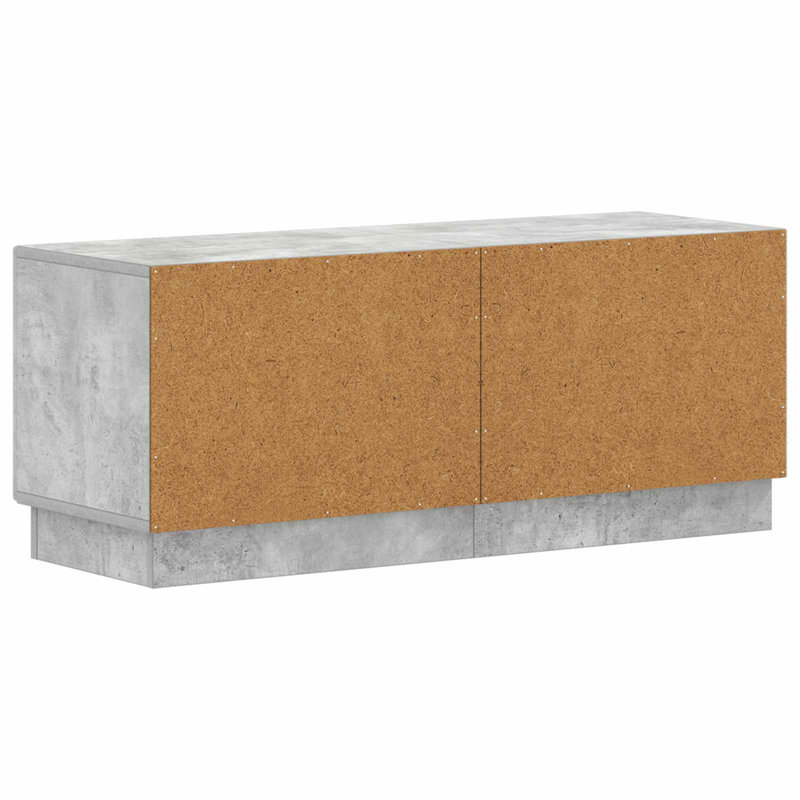 TV Stand for TVs up to 43", Concrete Grey