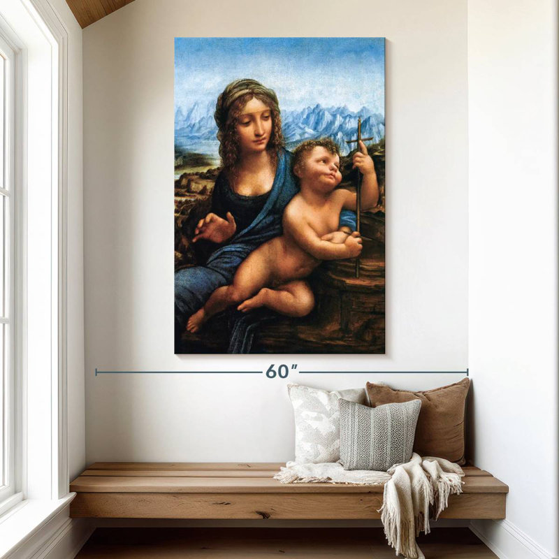 Adella la Madone de la Yarnwinder 1501, H 51 po x l 34 po