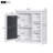 Freestanding Vanity Set with Mirror Cabinet