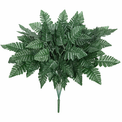 Artificial Leather Fern Leaf Stem