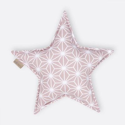 Weiße Diamante Geometric Novelty Cushion