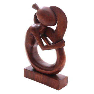 Sculpture en bois Myaree Serene Mermaid