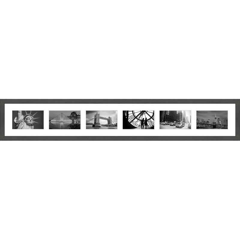 Laqueen Collage Picture Frame, Dark Grey