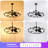 41-Inch Wagon Wheel Chandelier Fan-222777447
