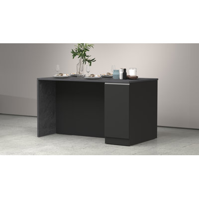 Caymitte Wood Kitchen Island