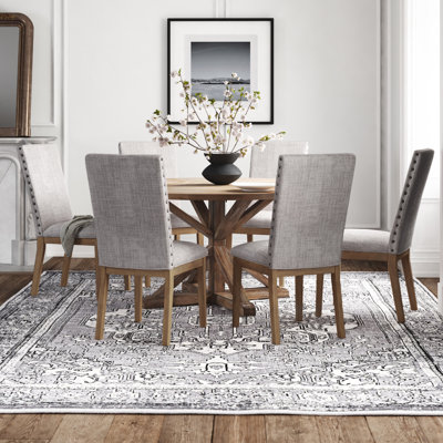Ashbaugh 6 - Person Pedestal Dining Set
