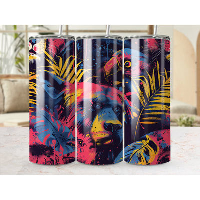 Choose Handmade Tumblers 591 mL Vacuum Insulated Stainless Steel (18/8) Travel Tumbler with Straw
