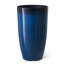 Ensemble de 2 pots à fleurs surdimensionnés en faux céramique vert-123175663-123175658