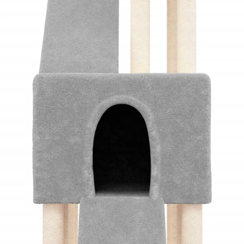 190cm Snell Cat Tree, Dark Grey