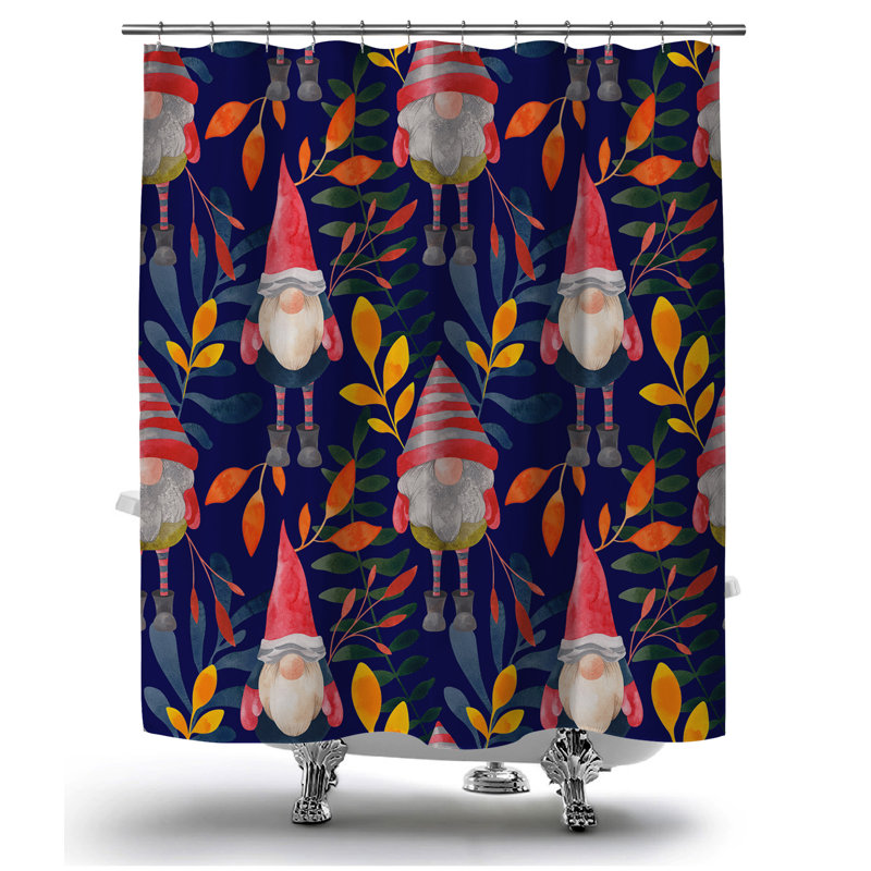 Durmo Abstract Shower Curtain, 90" H x 70" W