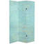 Wiens Turquoise Art Canvas Folding Screen-1388267306
