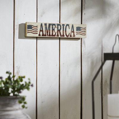 Higher Glory MDF Block Sign 3x14x1