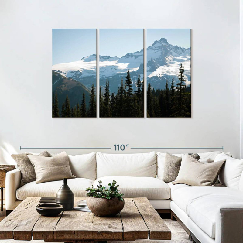 Sommet du Mont Rainier à Alvord, H 48 po x l 74 po
