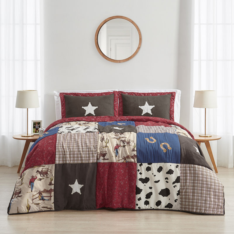 Wild West Cowboy Comforter Set, Twin