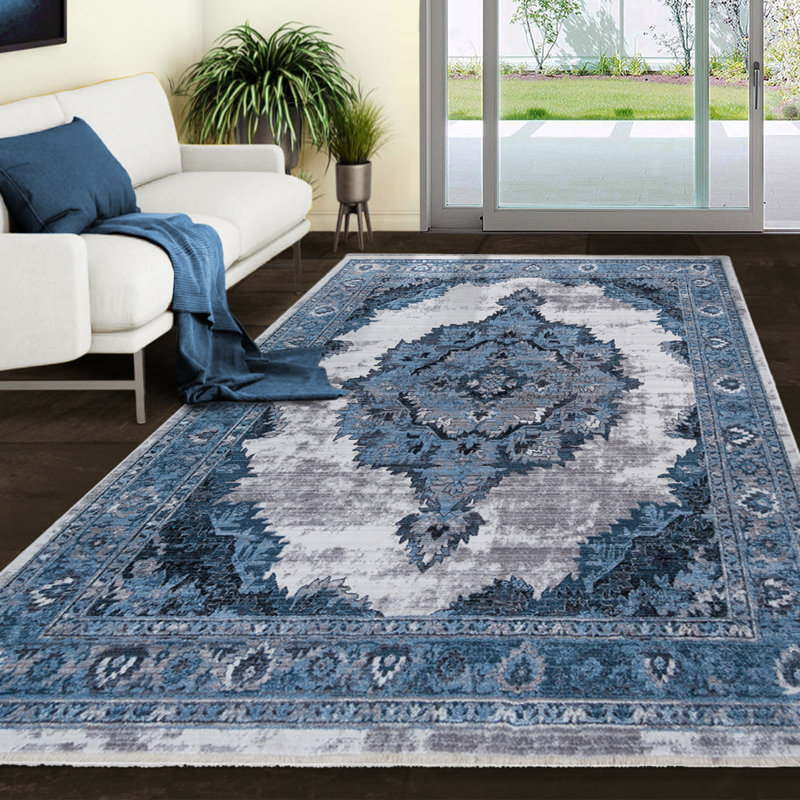Oriental Indoor Rug, Rectangle 5' x 8'