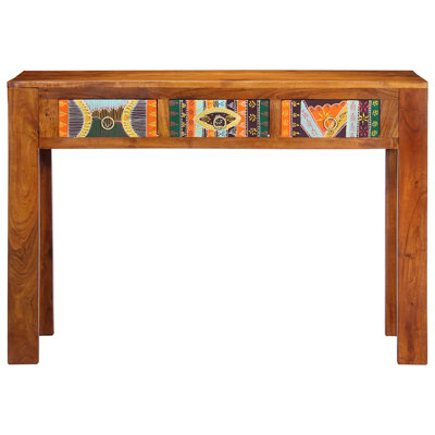 110cm Solid Wood Console Table
