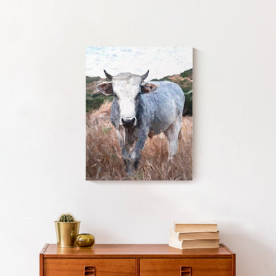 Vache - sans cadre, reproduction d'art sur toile