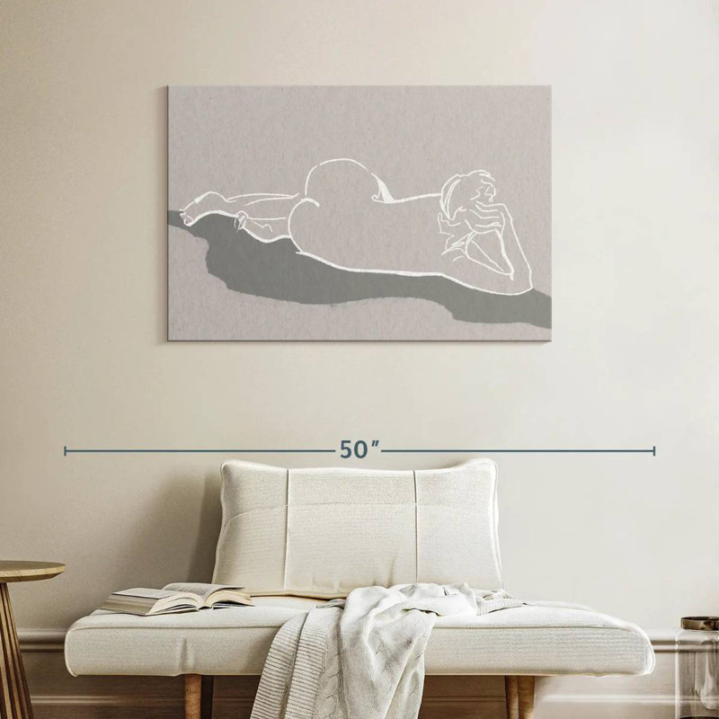 Leisha Lying On Her Side, 26" H x 39" W