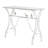 Charming Iron Console Table with Bird Perch Design, Twisted Legs for Rustic and Elegant Entryway or Living Room Decor
