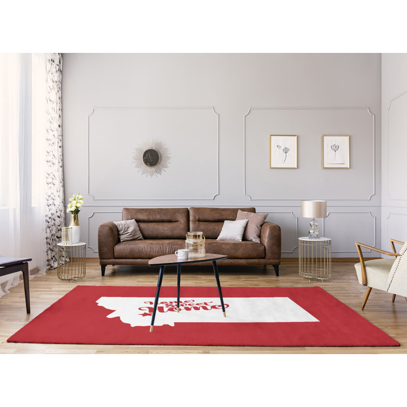 Tapis en poly-chenille butte à la maison, Rectangle 8 pi x 10 pi