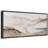 Neutral Cream and White Abstract Wall Art - Large Framed Canvas Master Bedroom Wall Art Print-1067268484-1067268485