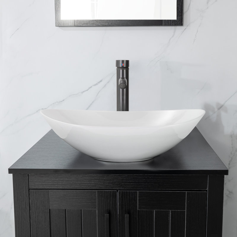 Lavabo vasque en céramique