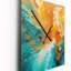 Basnett - Horloge murale peinture abstraite-2070011635