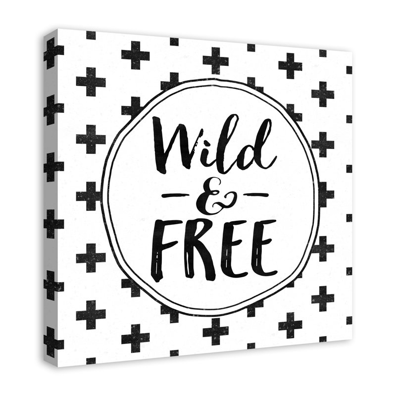 Art sur toile sauvage et libre Mandell, Toile tendue, H 24 po x l 24 po x P 1,25 po