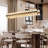 Jaylnn 60 - Light 54’’  Crystal Dimmable LED Kitchen Island Rectangle Chandelier(Includes 60XG4 Bulbs)-2077281858