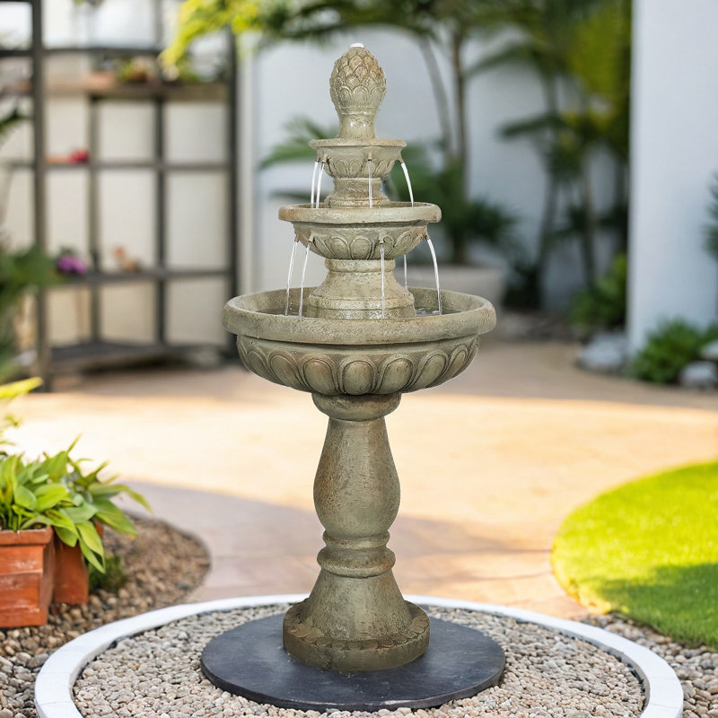 Fontaines | Fontaine à 3 niveaux 42,5 po pour l'extérieur