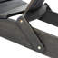 Chaise en bois gris foncé - pliable, avec siège extérieur rustique gris, pliable pour la zone-1885899572