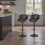 Tabourets de bar pivotants rembourrés modernes Zager-129057077-129057075