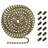 Beaded Pull Chain Extension with Connector for Ceiling Fan or Light, 10 Feet, 3mm Diameter, Bronze-101509600