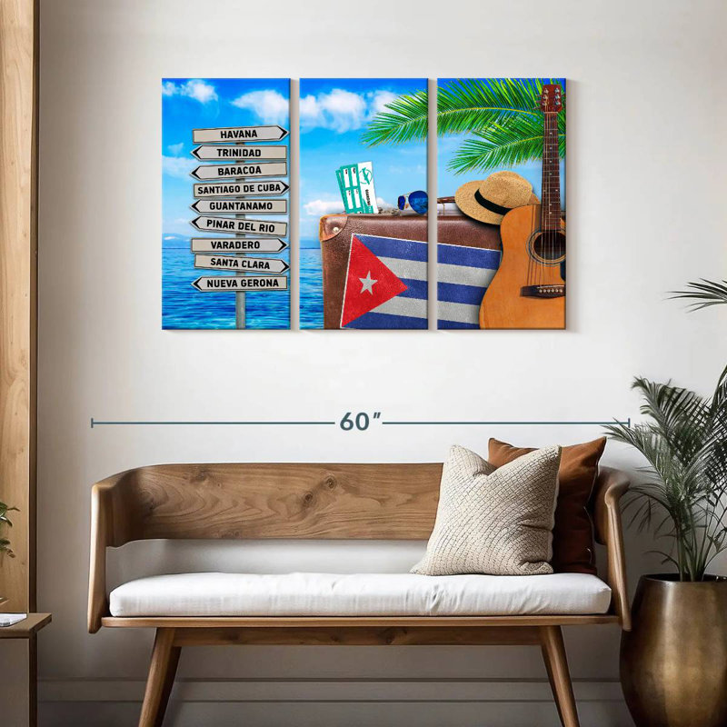 Borges Cuban Summer Holiday, H 28 po x l 45 po
