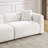 Jasey 95.28 Inch Boucle Upholstered Sofa-111301336