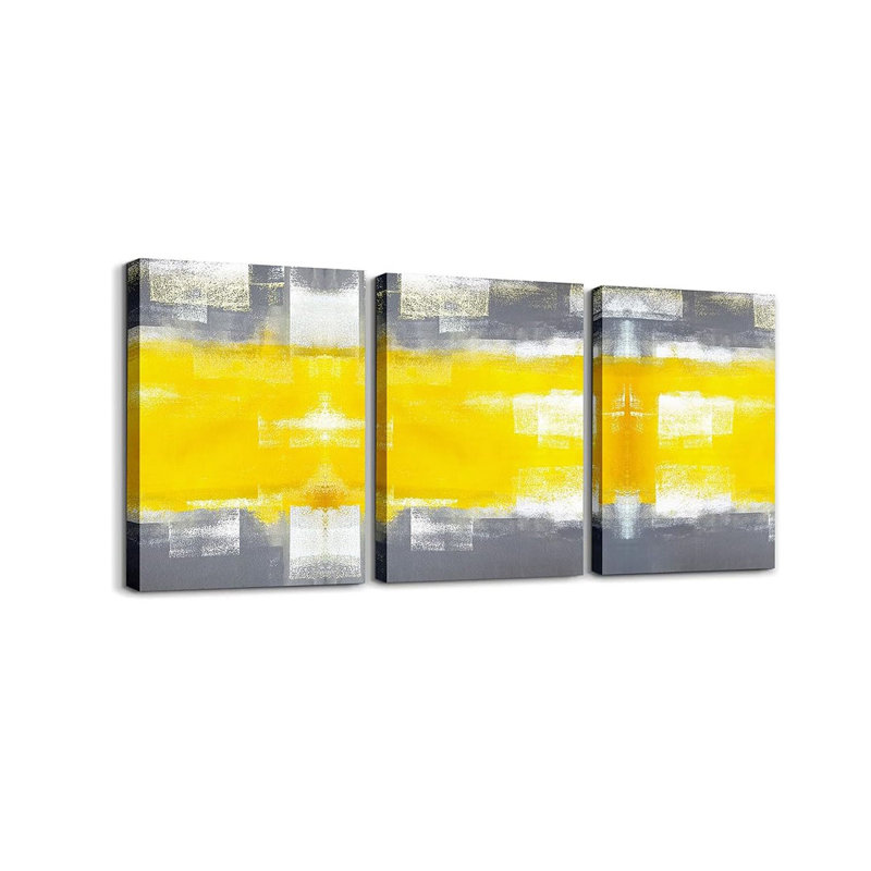 3 Piece Wrapped Canvas Wall Art