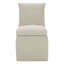 Chaise d'appoint rembourrée à roulettes Alayaa-99840924