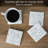 Stoneware Round 4 Piece Coaster Set