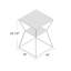 Auryon Glass End Table