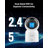 4MP 360° Pan/Tilt Security IP Camera with Monitor for Baby/Pet, One-Touch Call, 2-Way Video, Human Tracking
