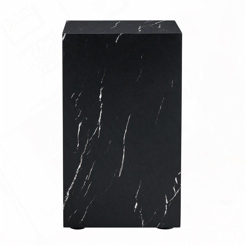 Texture MDF Coffee Table,End Table, Black