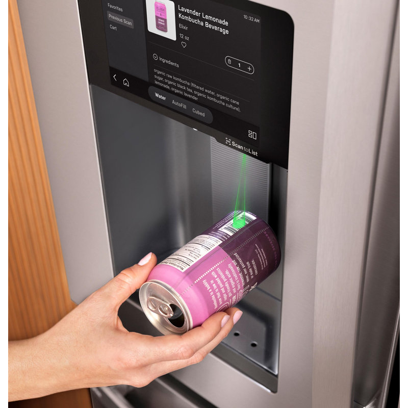 GE Profile ENERGY STAR 22.4 Cu. Ft. Smart Counter-Depth 4-Door French-Door Refrigerator with Kitchen Assistant