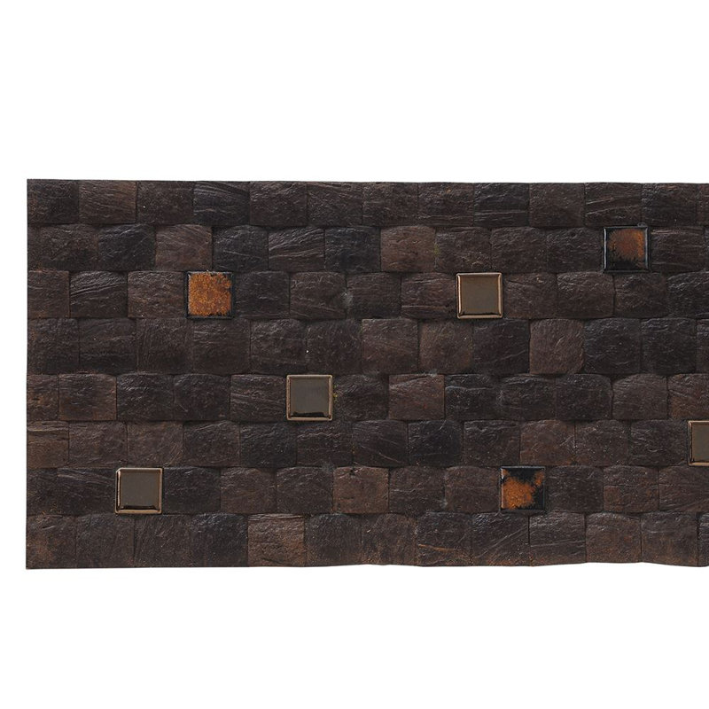 Carrelage mosaïque Kelapa en coquillage - espresso